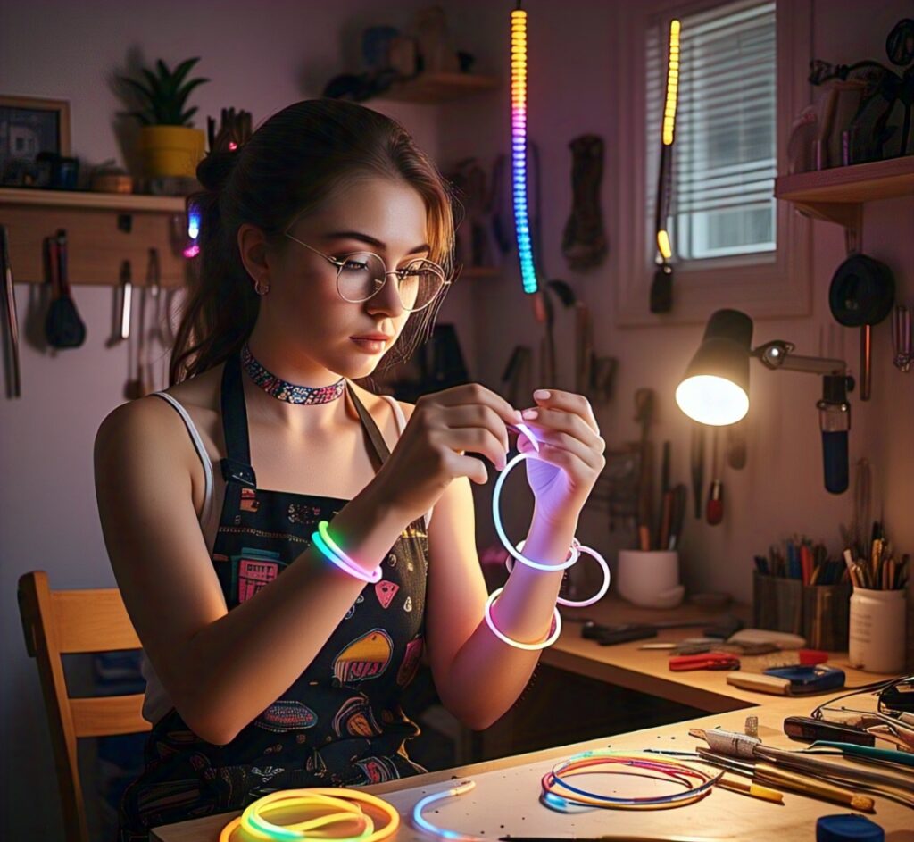 DIY Glowing Fashion Accessories Ideas
